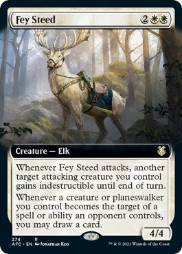 Fey Steed (Extended Art) (274) (Commander: Adventures in the Forgotten Realms)