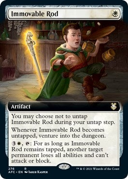 Immovable Rod (Extended Art) (276) (Commander: Adventures in the Forgotten Realms)
