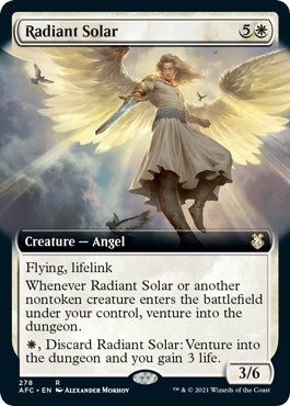 Radiant Solar (Extended Art) (278) (Commander: Adventures in the Forgotten Realms)