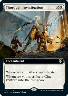 Thorough Investigation (Extended Art) (281) (Commander: Adventures in the Forgotten Realms)