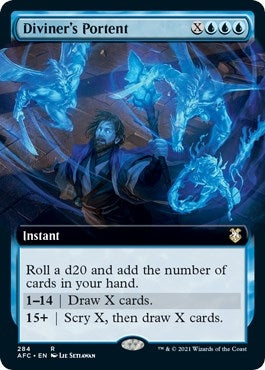 Diviner's Portent (Extended Art) (284) (Commander: Adventures in the Forgotten Realms)