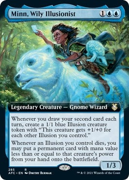 Minn, Wily Illusionist (Extended Art) (285) (Commander: Adventures in the Forgotten Realms)