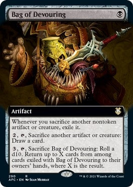 Bag of Devouring (Extended Art) (290) (Commander: Adventures in the Forgotten Realms)