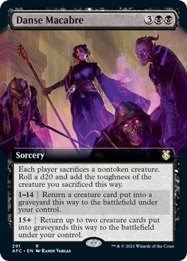 Danse Macabre (Extended Art) (291) (Commander: Adventures in the Forgotten Realms)