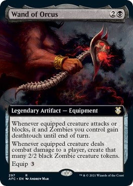 Wand of Orcus (Extended Art) (297) (Commander: Adventures in the Forgotten Realms)
