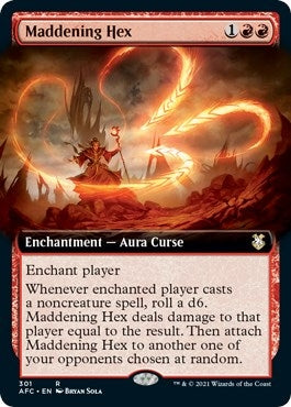 Maddening Hex (Extended Art) (301) (Commander: Adventures in the Forgotten Realms)