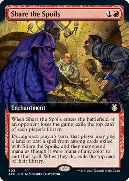 Share the Spoils (Extended Art) (303) (Commander: Adventures in the Forgotten Realms)