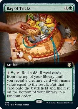Bag of Tricks (Extended Art) (306) (Commander: Adventures in the Forgotten Realms)