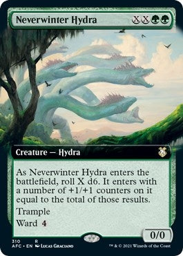 Neverwinter Hydra (Extended Art) (310) (Commander: Adventures in the Forgotten Realms)