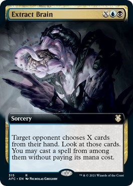 Extract Brain (Extended Art) (315) (Commander: Adventures in the Forgotten Realms)