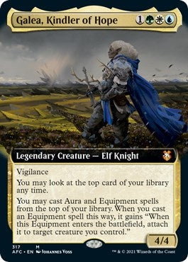 Galea, Kindler of Hope (Extended Art) (317) (Commander: Adventures in the Forgotten Realms)