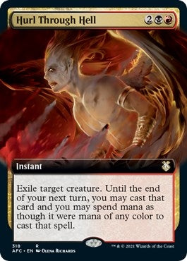 Hurl Through Hell (Extended Art) (318) (Commander: Adventures in the Forgotten Realms)