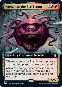 Karazikar, the Eye Tyrant (Extended Art) (319) (Commander: Adventures in the Forgotten Realms)