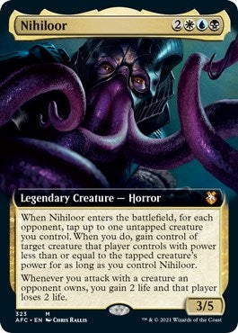 Nihiloor (Extended Art) (323) (Commander: Adventures in the Forgotten Realms)