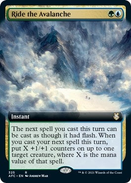 Ride the Avalanche (Extended Art) (325) (Commander: Adventures in the Forgotten Realms)