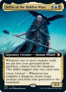 Sefris of the Hidden Ways (Extended Art) (326) (Commander: Adventures in the Forgotten Realms)