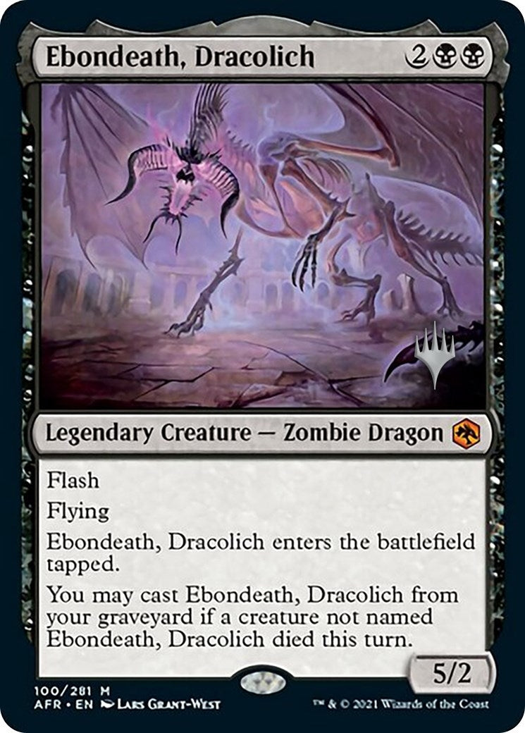 Ebondeath, Dracolich (100) (Promo Pack: Adventures in the Forgotten Realms)