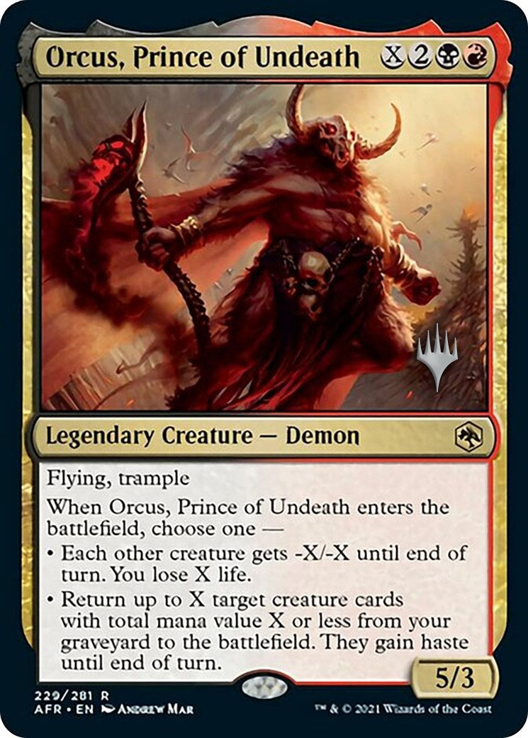 Orcus, Prince of Undeath (229) (Promo Pack: Adventures in the Forgotten Realms)