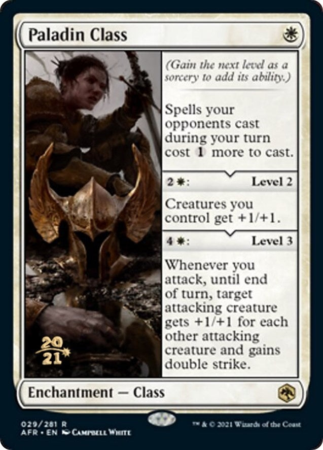 Paladin Class (29) (Prerelease Cards)
