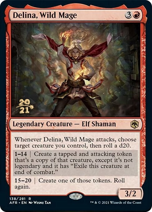 Delina, Wild Mage (138) (Prerelease Cards)