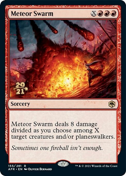 Meteor Swarm (155) (Prerelease Cards)