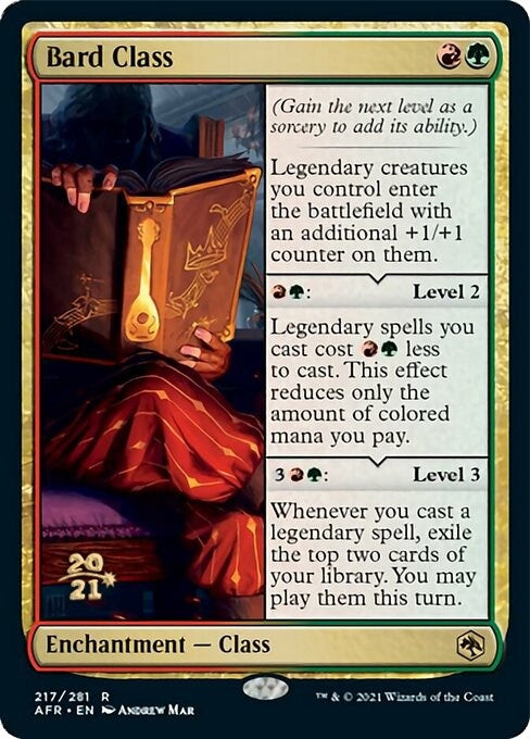 Bard Class (217) (Prerelease Cards)