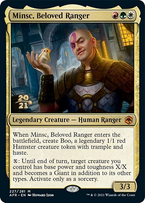 Minsc, Beloved Ranger (227) (Prerelease Cards)