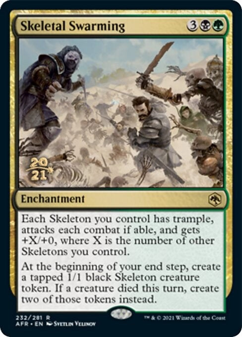 Skeletal Swarming (232) (Prerelease Cards)