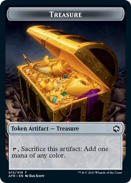 Treasure // Emblem - Mordenkainen Double-Sided Token (15 // 18) (Adventures in the Forgotten Realms)