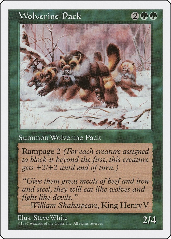 Wolverine Pack (Fifth Edition)