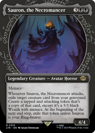 Sauron, the Necromancer (LTR-310) - The Lord of the Rings: Tales of Middle-earth: (Showcase) (Borderless)