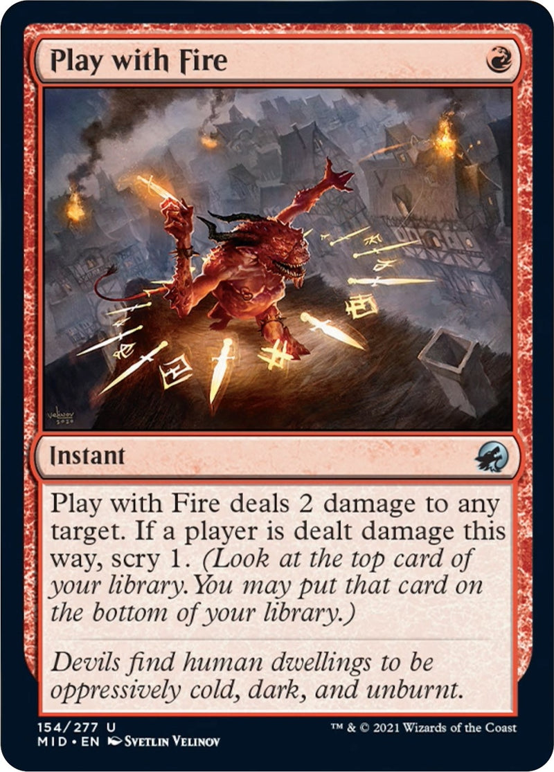 Play with Fire (154) (Innistrad: Midnight Hunt)