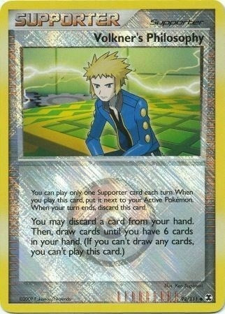 Image for Volkner's Philosophy - 98/111 (Player Reward) (098/111) (League & Championship Cards) - Pokemon