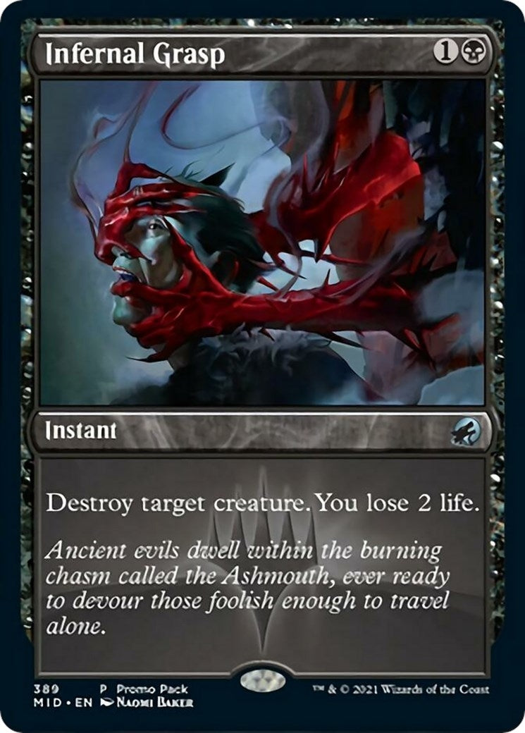 Infernal Grasp (389) (Promo Pack: Innistrad: Midnight Hunt)
