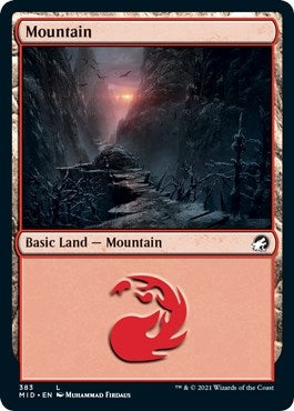 Mountain (383) (383) (Innistrad: Midnight Hunt)