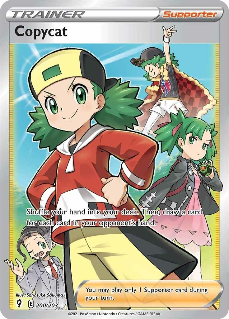 Image for Copycat (Full Art) (200/203) (SWSH07: Evolving Skies) - Pokemon