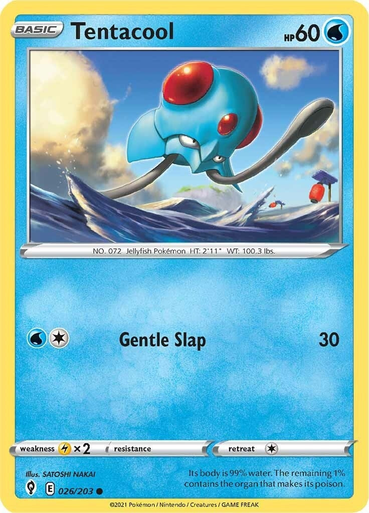 Image for Tentacool (026/203) (SWSH07: Evolving Skies) - Pokemon