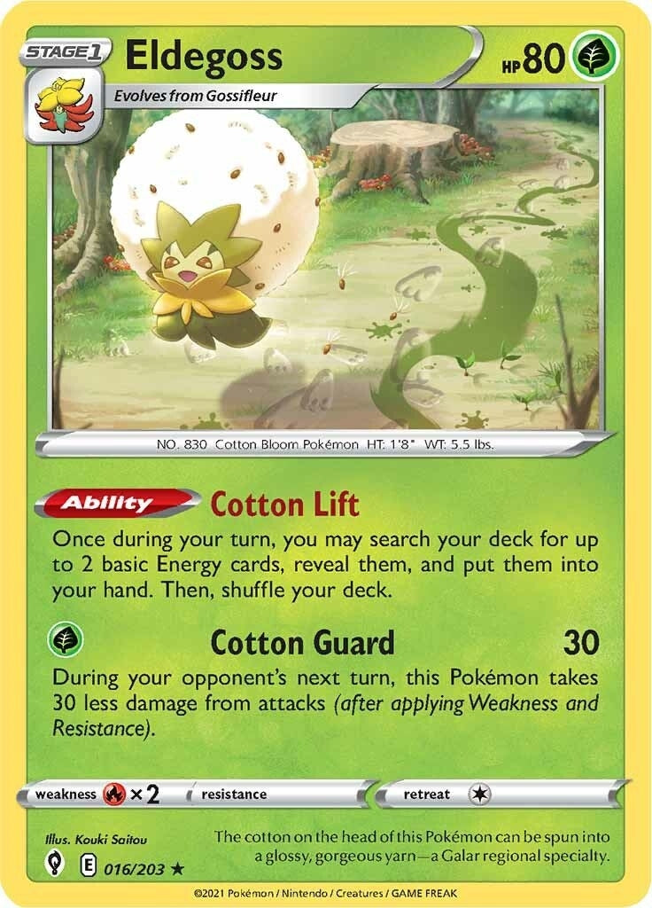 Image for Eldegoss (016/203) (SWSH07: Evolving Skies) - Pokemon