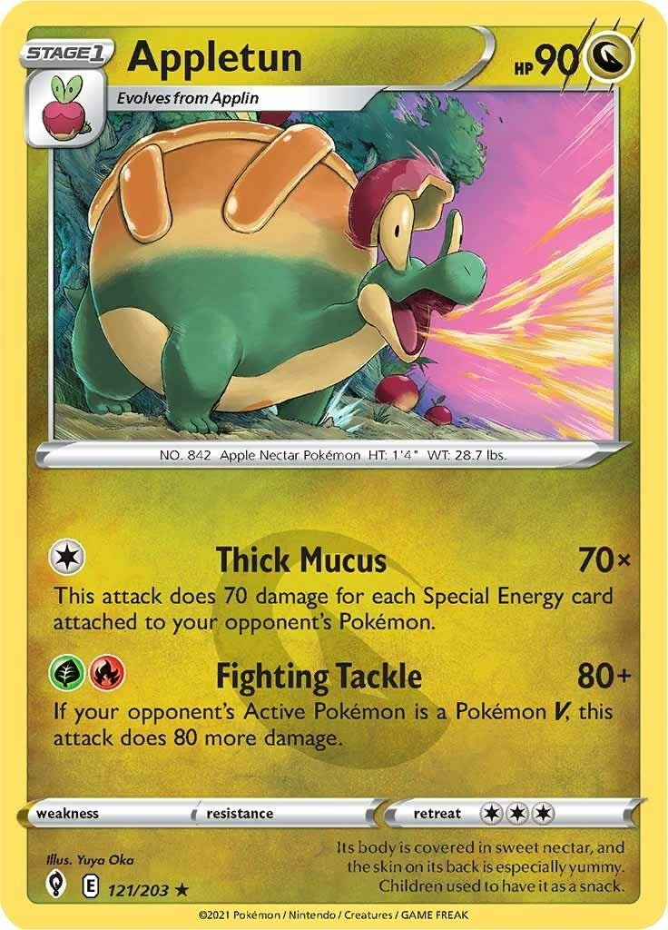Image for Appletun (121/203) (SWSH07: Evolving Skies) - Pokemon