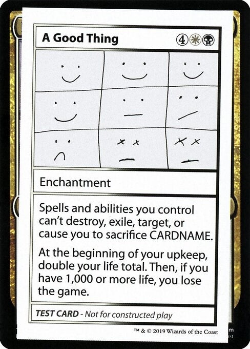 A Good Thing (No PW Symbol) (Mystery Booster: Convention Edition Exclusives)