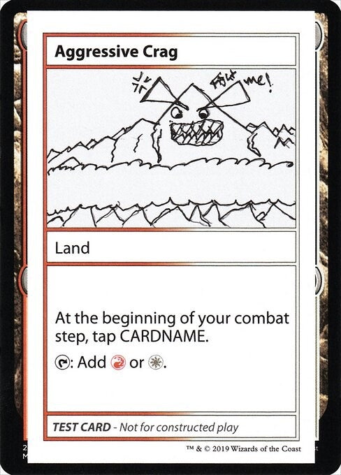 Aggressive Crag (No PW Symbol) (Mystery Booster: Convention Edition Exclusives)