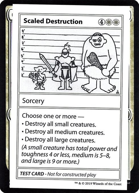 Scaled Destruction (No PW Symbol) (Mystery Booster: Convention Edition Exclusives)
