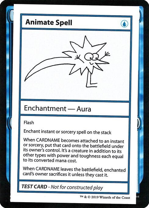 Animate Spell (No PW Symbol) (Mystery Booster: Convention Edition Exclusives)