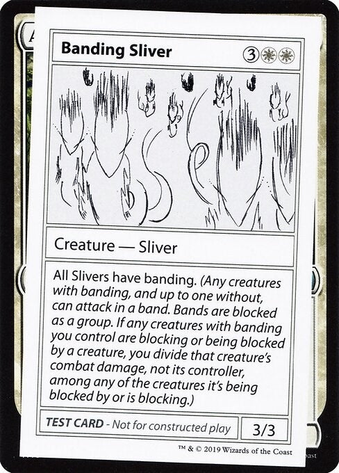 Banding Sliver (No PW Symbol) (Mystery Booster: Convention Edition Exclusives)