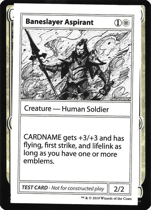 Baneslayer Aspirant (No PW Symbol) (Mystery Booster: Convention Edition Exclusives)