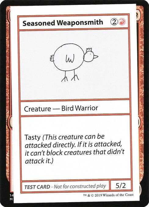 Seasoned Weaponsmith (No PW Symbol) (Mystery Booster: Convention Edition Exclusives)