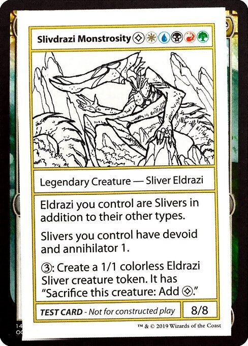 Slivdrazi Monstrosity (No PW Symbol) (Mystery Booster: Convention Edition Exclusives)
