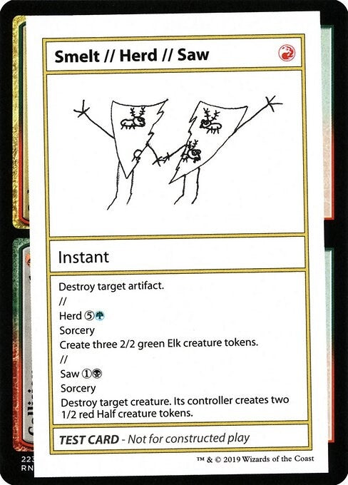 Smelt // Herd // Saw (No PW Symbol) (Mystery Booster: Convention Edition Exclusives)