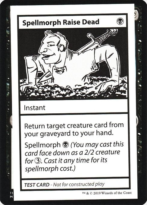 Spellmorph Raise Dead (No PW Symbol) (Mystery Booster: Convention Edition Exclusives)