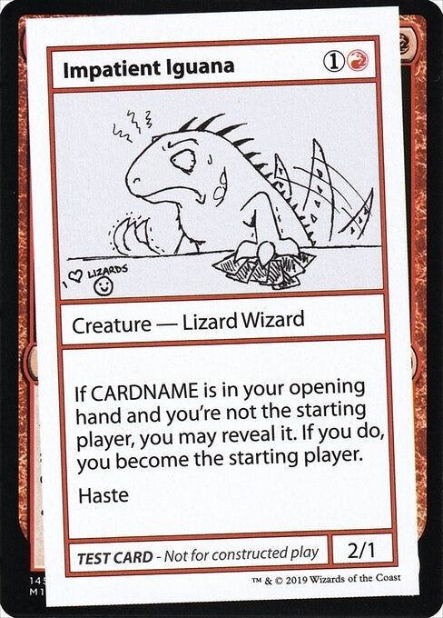 Impatient Iguana (No PW Symbol) (Mystery Booster: Convention Edition Exclusives)